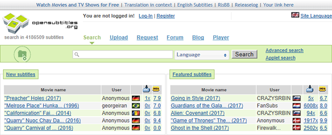 Where To Download Subtitles For Movies And Tv Shows The 6 Best Sites