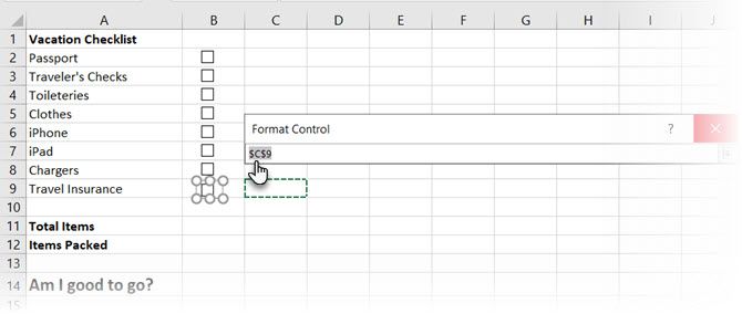 So erstellen Sie eine Checkliste in Microsoft Excel - Excel Format Control All Cells