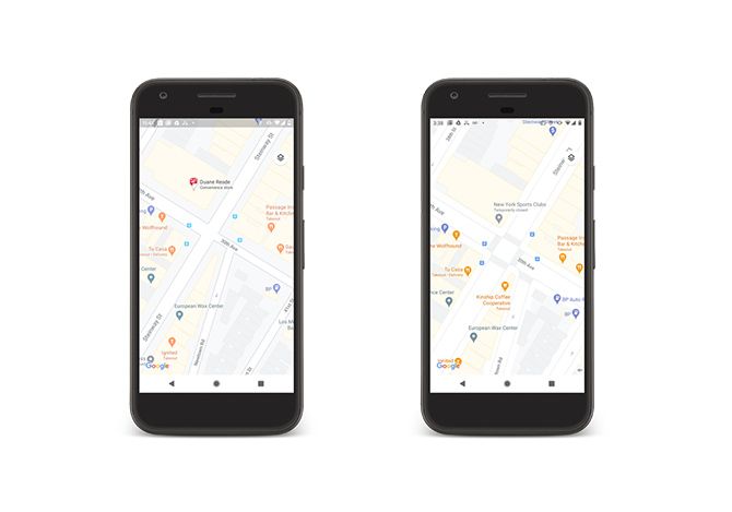 Google fügt Google Maps detailliertere, farbenfrohere Karten hinzu - detailed street maps