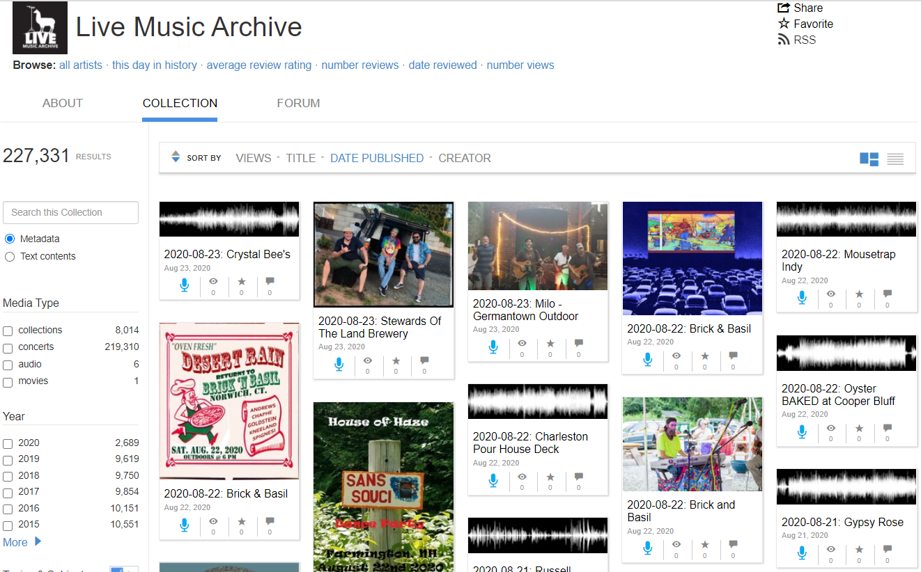 live music archive - 7 siti dove puoi scaricare musica gratis (legalmente!)
