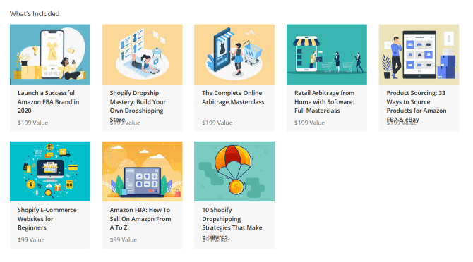 Das ultimative Amazon FBA & Dropship Master Class Bundle - ultimate amazon fba dropship masterclass bundle