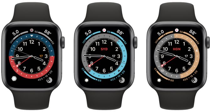 gmt apple watch face - I 15 migliori quadranti personalizzati per Apple Watch