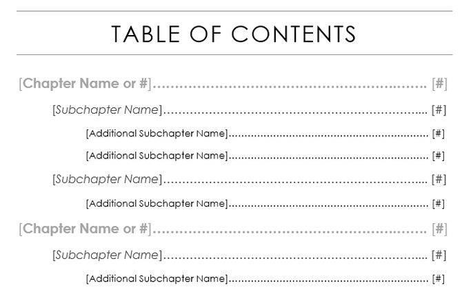 Book Table Of Contents Template from static3.makeuseofimages.com
