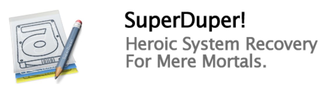 SuperDuper website homepage - 8 alternative per Mac Time Machine per il backup dei dati