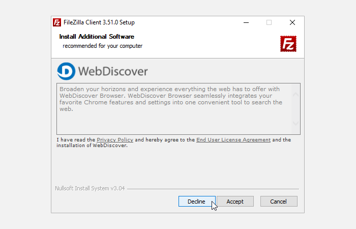 filezilla adware bundle installer - I 5 migliori client FTP gratuiti per Windows