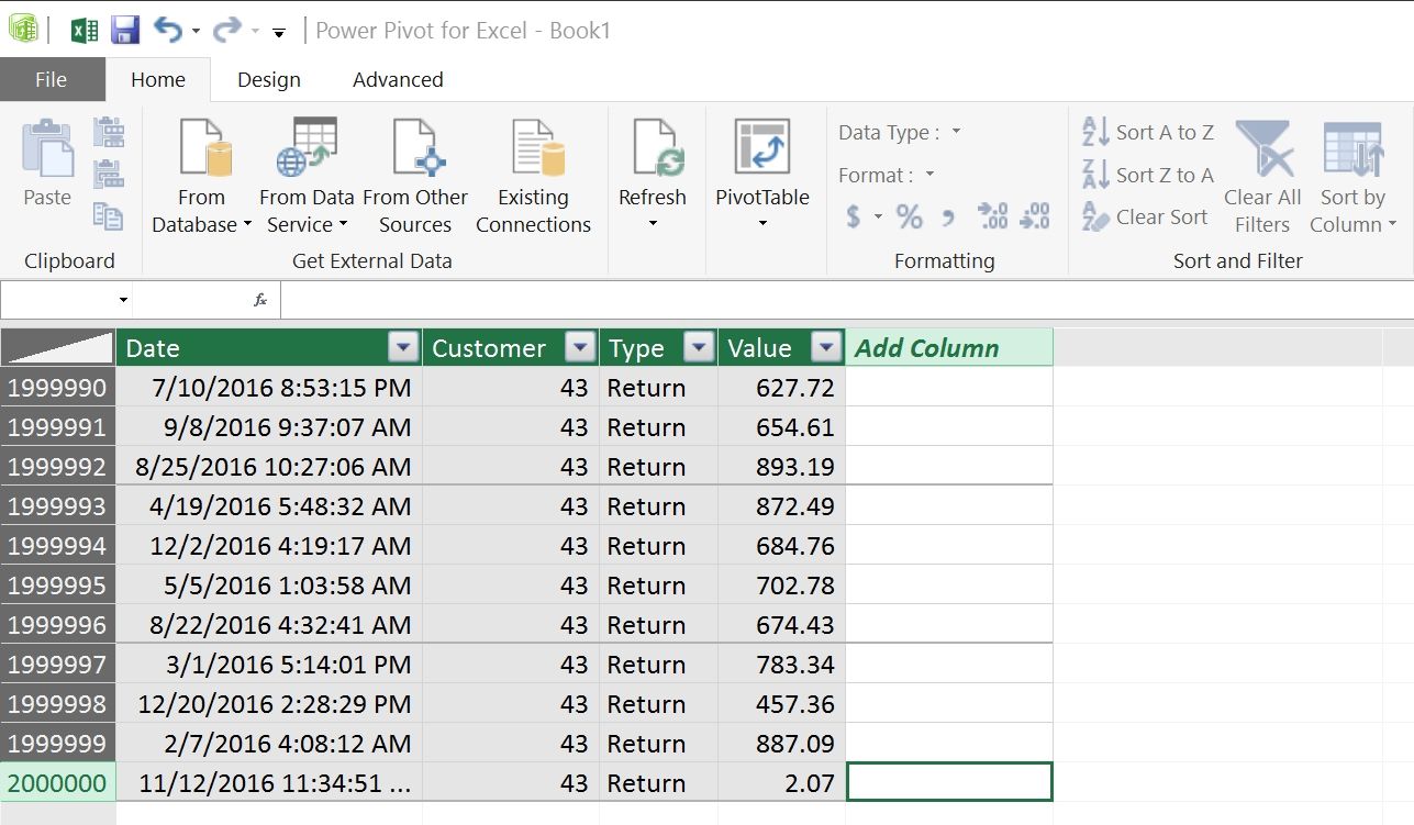 use power pivot to break up csv - Come dividere un enorme foglio di calcolo Excel CSV in file separati