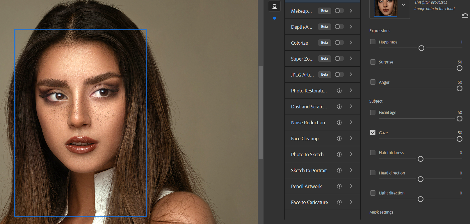 20 Gaze 50 - Come utilizzare la funzione Ritratto intelligente di Photoshop: una guida per principianti