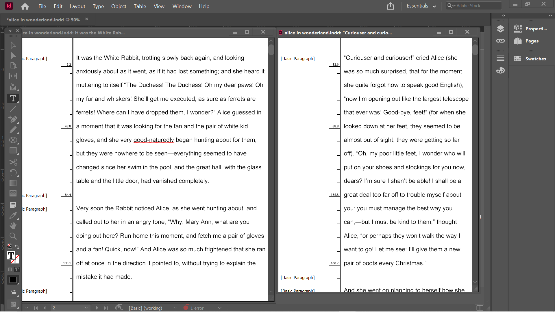 indesign story editor multiple screens - Come utilizzare Adobe InDesign Story Editor